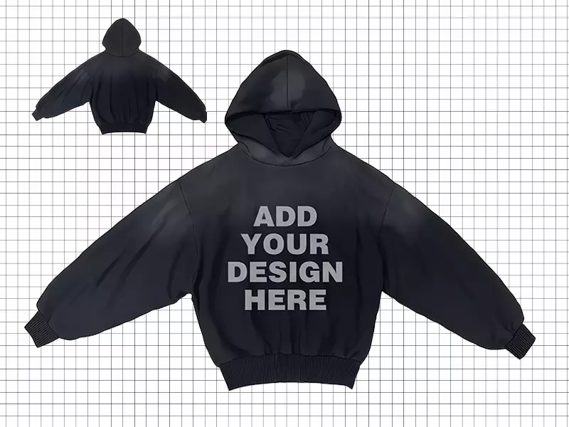 Premium Hoodies - Product Rendering